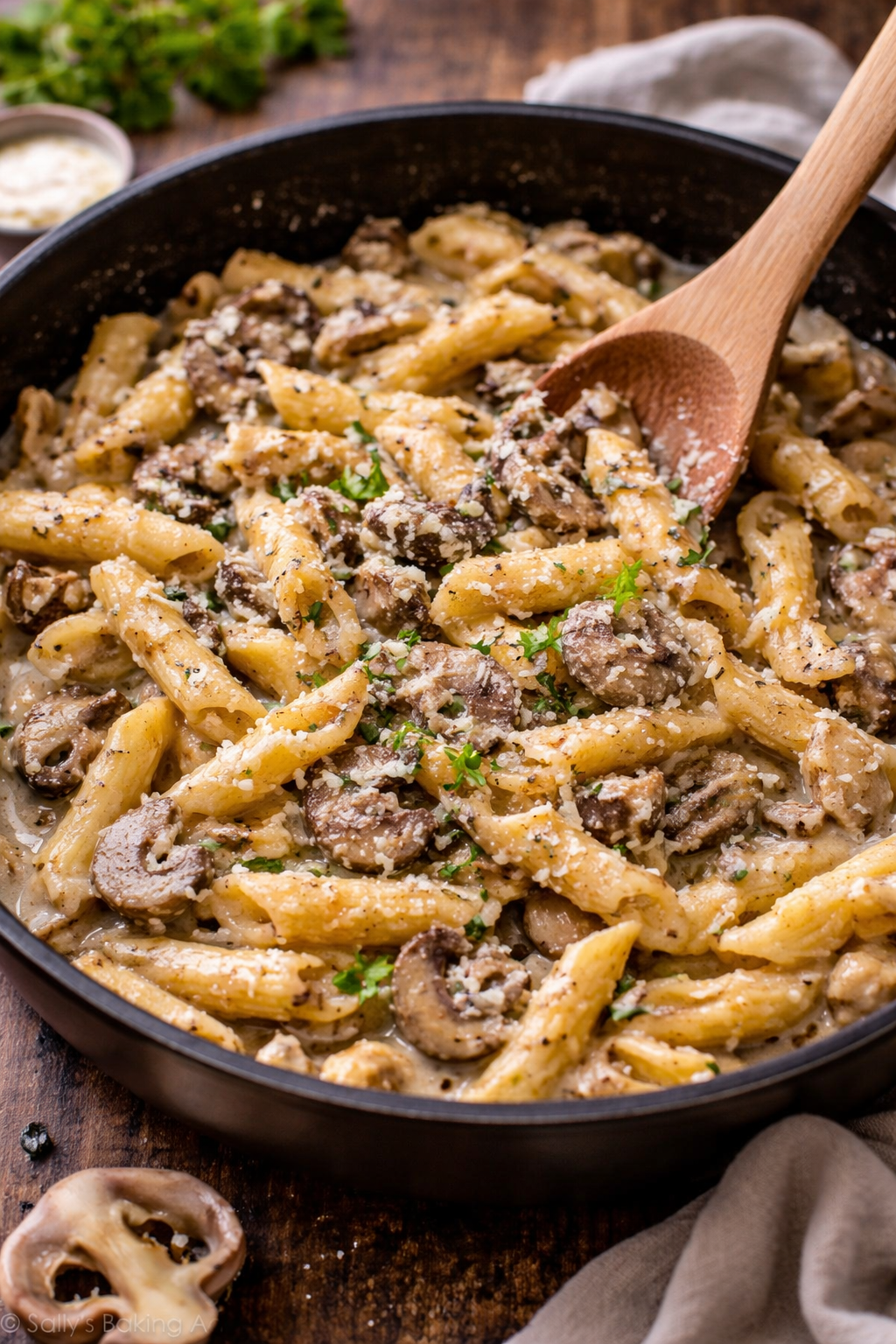 Testenina sa pavlakom i pečurkama