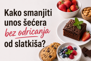 Kako smanjiti unos šećera bez odricanja od slatkišA