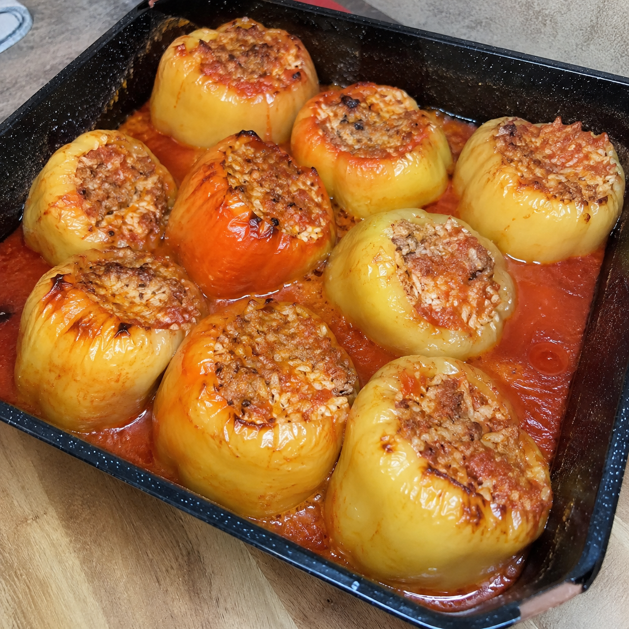 Punjene paprike u rerni – domaći recept koji uspeva svaki put