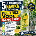 5 jednostavnih navika koje će pomoći da pijete više vode