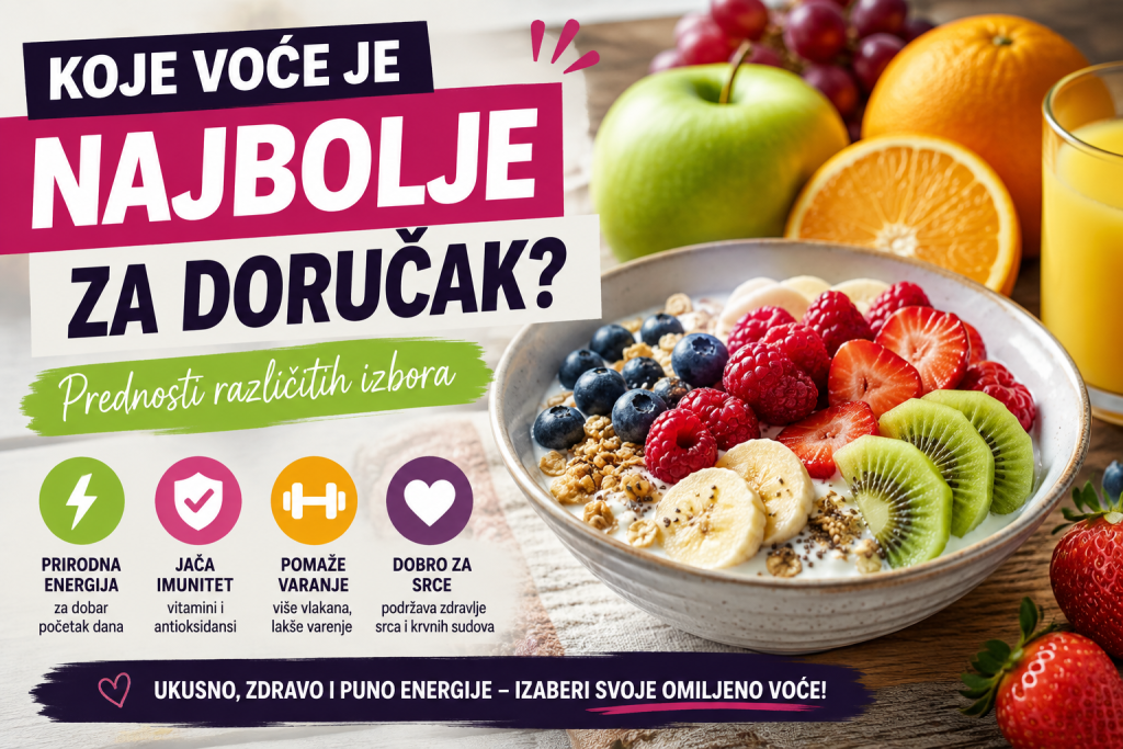 Koje voće je najbolje za doručak
