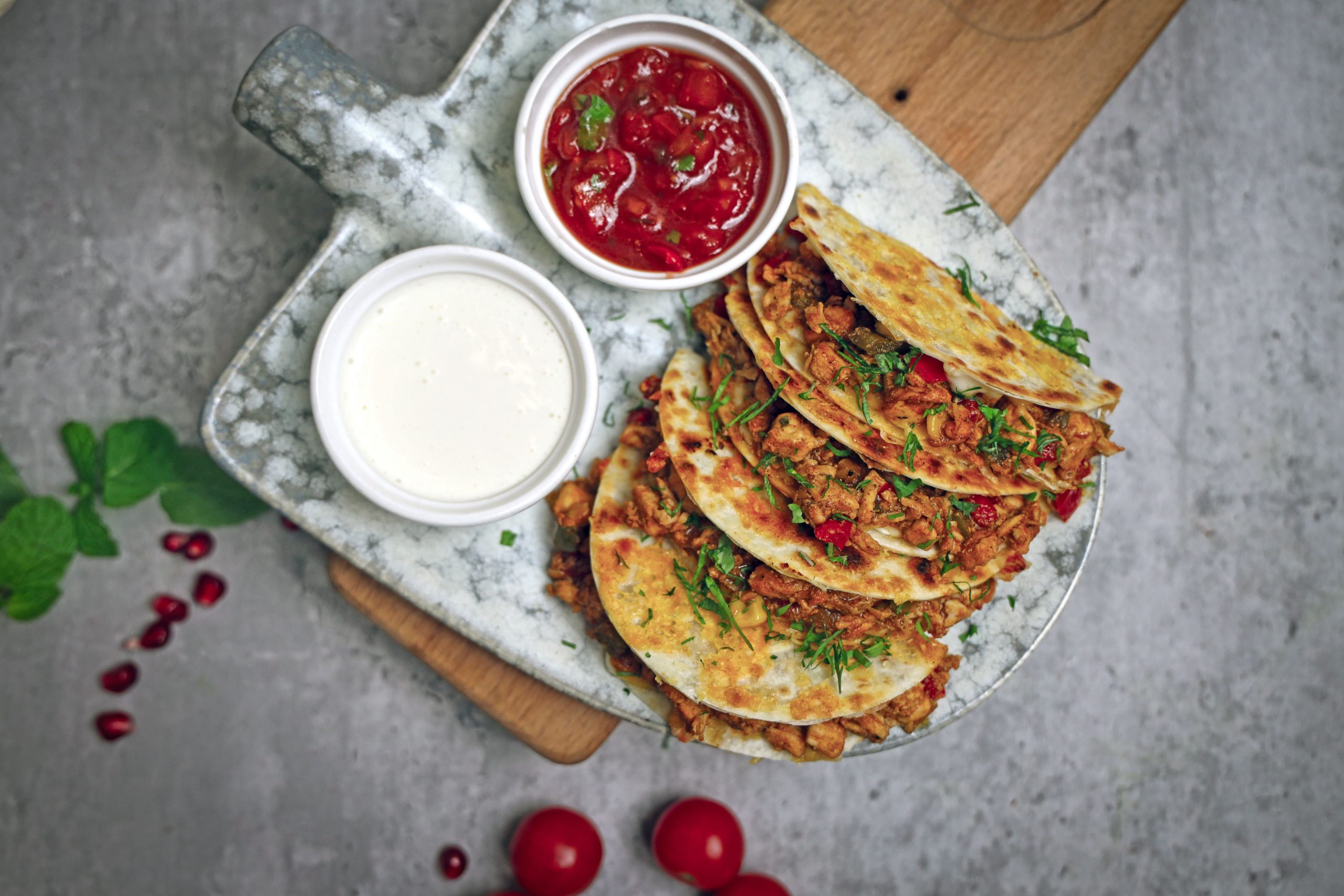 Quesadillas sa piletinom i sirom