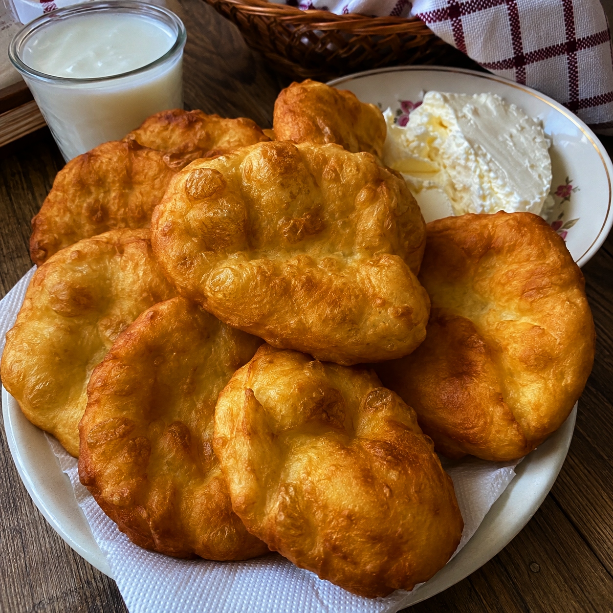 Domaće mekike sa kajmakom