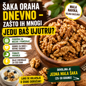 šaka oraha dnevno