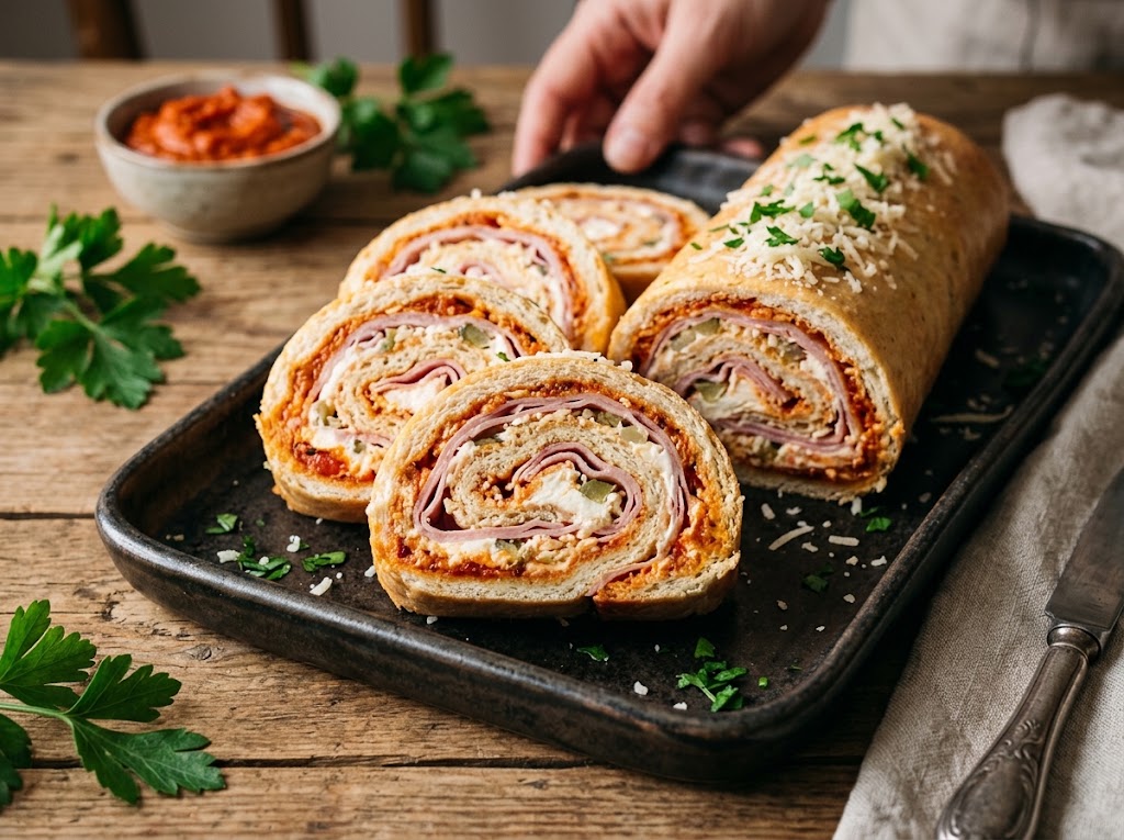 Slani rolat sa ajvarom