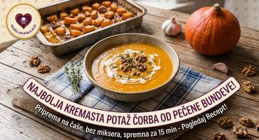 Kremasta potota od pečene bundeve