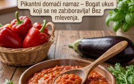 Lutenica sa patlidžanom i šargarepom