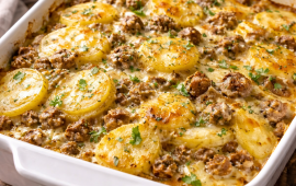 Zapečeni krompir sa mlevenim mesom