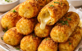 Zlatne krompir rolnice punjene sirom