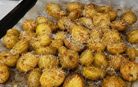 Hrskavi mladi krompir i parmezan
